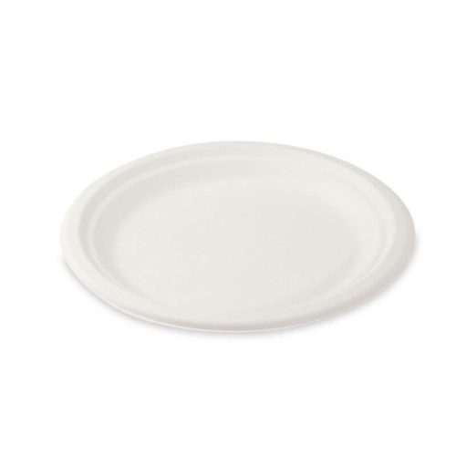 Cukornád kerek, fehér tányér 22cm *2201