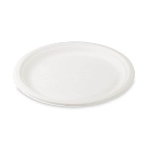 Cukornád kerek, fehér tányér 26cm *FRP26-1*2601