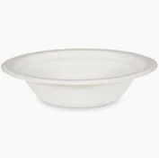 cukornád tányér leveses 300 ml 6,0 x 3,0 cm peremmel fehér naturesse *5018