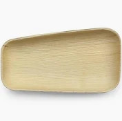 Pálmalevél tányér téglalap (24*16*2,5cm,) *5034