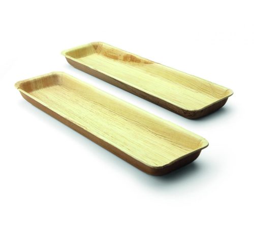 Pálmalevél tál kínáláshoz (41*8,5*2,8cm,) *N729