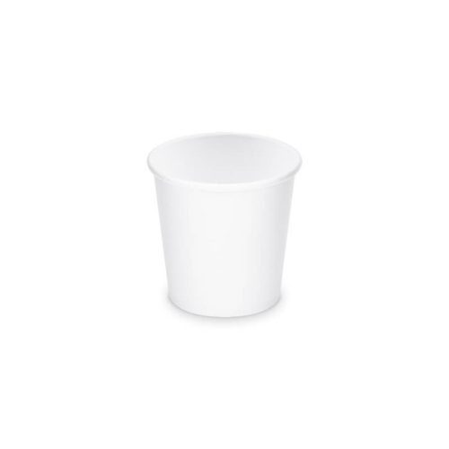 Biológiailag lebomló papír pohár fehér 100/120ml Ø63mm *76211