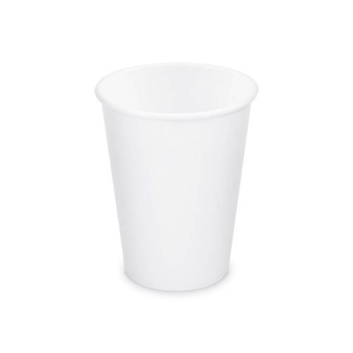 Biológiailag lebomló papír pohár fehér 340/420ml Ø90mm  *76242