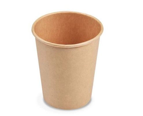 Biológiailag lebomló papír pohár Kraft 200/250ml Ø80mm *76428