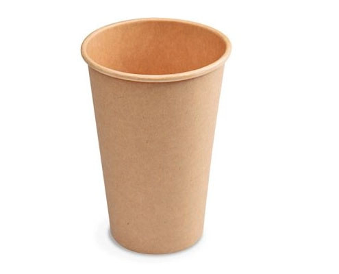 Biológiailag lebomló papír pohár Kraft 300/330ml Ø80mm *76433