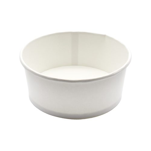 Fagyis papírpohár, 350 ml, fehér, PAP/PE, 1 csomag (30 db) *107544