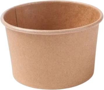 Fagyis papírpohár 130 ml barna kraft