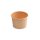 Papírtál (PAP/PE) kraft Ø90mm 250ml [50 db] *79962