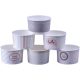 Fagyis papírpohár 130 ml Pastel
