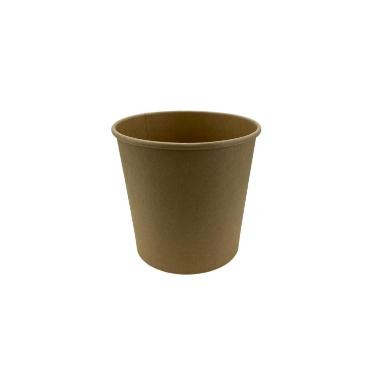 begreen leveses papírtégely barna d:90mm,350ml 50db *20200178