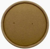 begreen leveses papírtégely tető barna d:97mm,470ml 50db *20200182