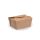 Deli étel box kraft zsírálló bevonattal 750ml (130x110x65mm)