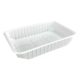 (Q-box) PP szögletes doboz fehér 750ml-50db mikrózható*G750