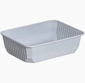 (variatál) PP szögletes doboz fehér 750ml 50db mikrózható *107271
