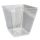 FINGER FOOD szögletes pohár 230ml 7,2x7,2x7,2cm *66331