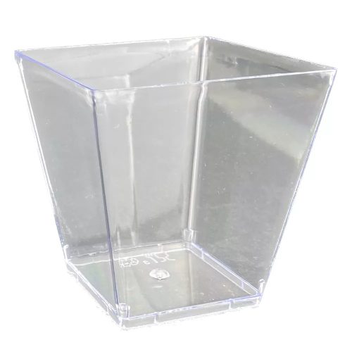 FINGER FOOD szögletes pohár 230ml 7,2x7,2x7,2cm *66331