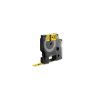 Zsugorcső Dymo Rhino feliratozógéphez S0718290 9mmx1,5m, ORIGINAL, fekete/sárga