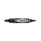Alkoholos marker Zebra MCKIE EXTRA BOLD fekete
