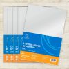 Genotherm 'L' A4, 80 micron víztiszta Bluering® 100 db/csomag,